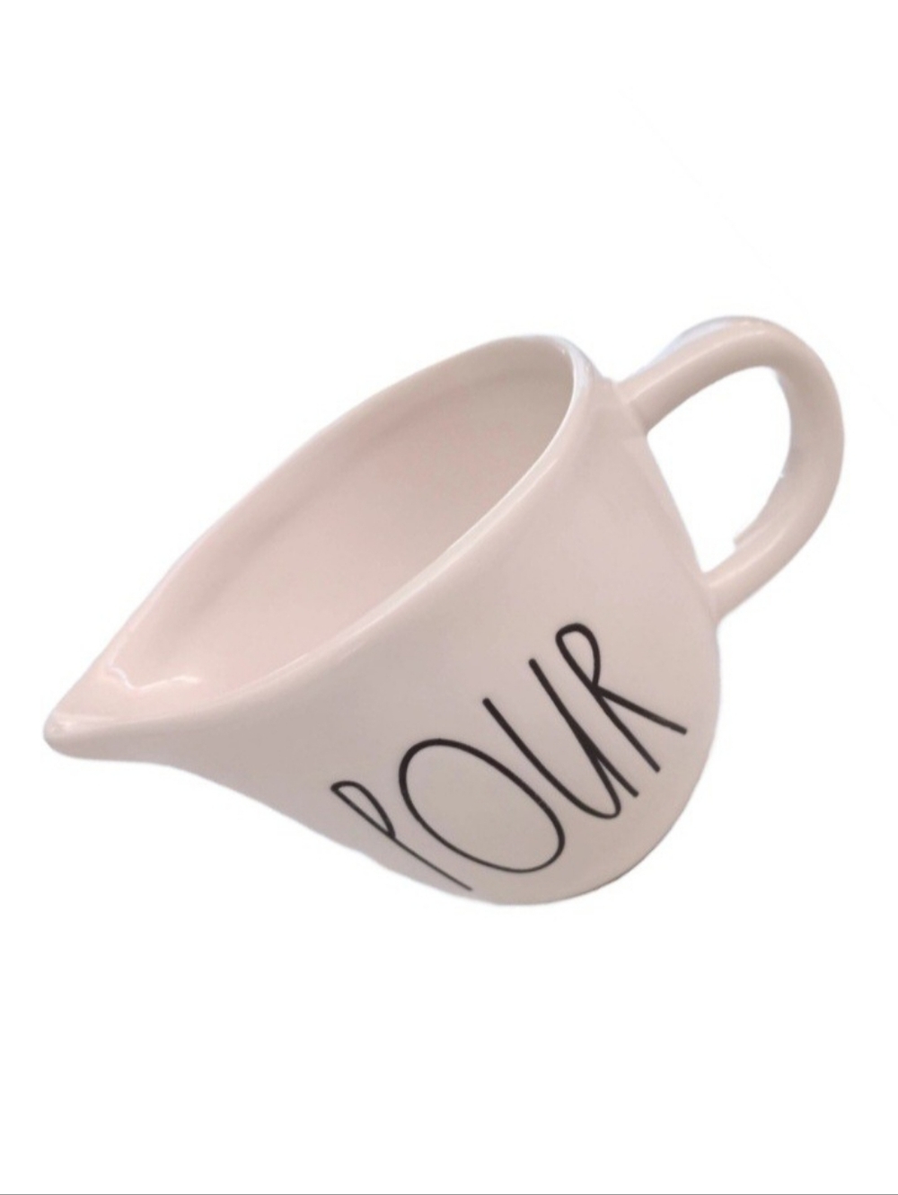 NWOT Rae Dunn Artisan Collection Ceramic White Creamer | POUR